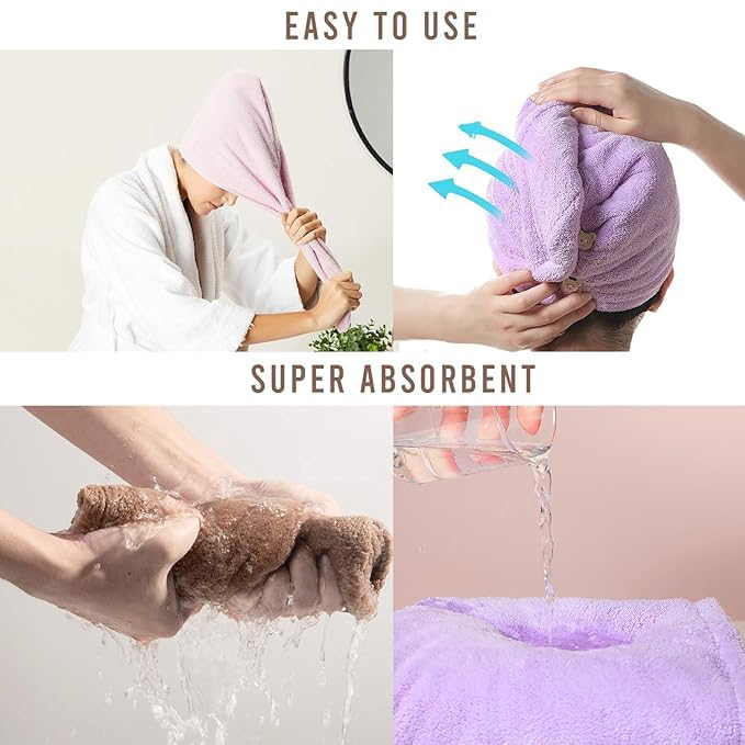 Hair Straightener Comb + 1 FREE Microfiber Hair Wrap Towel (Salon-at-Home Kit)