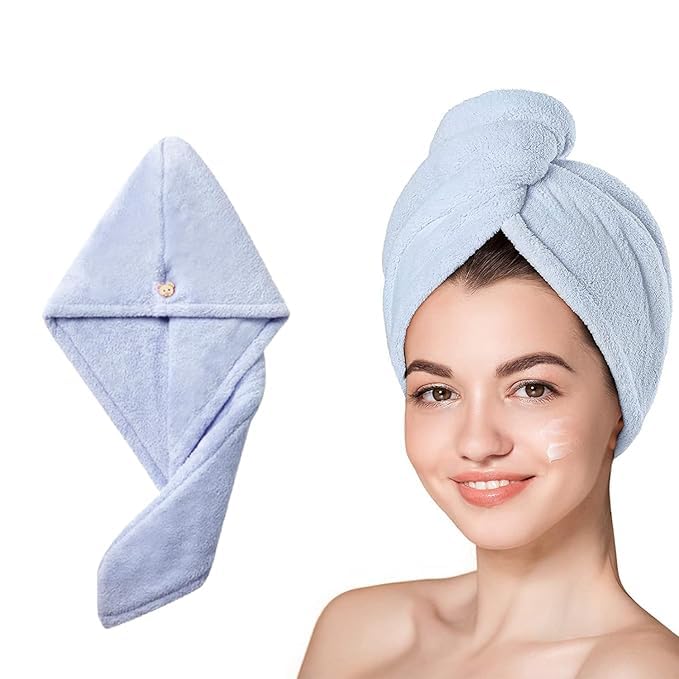Hair Straightener Comb + 1 FREE Microfiber Hair Wrap Towel (Salon-at-Home Kit)