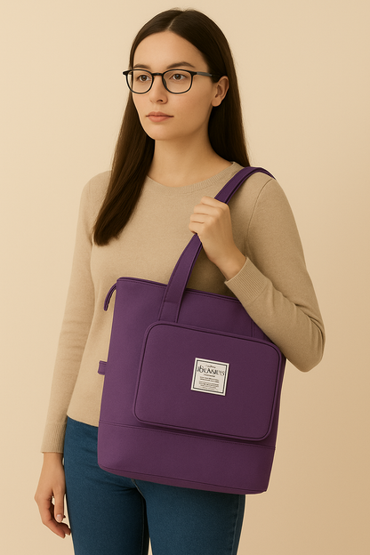 Trendy MultiColor Tote Bag – Spacious, Stylish & Durable for Everyday Use