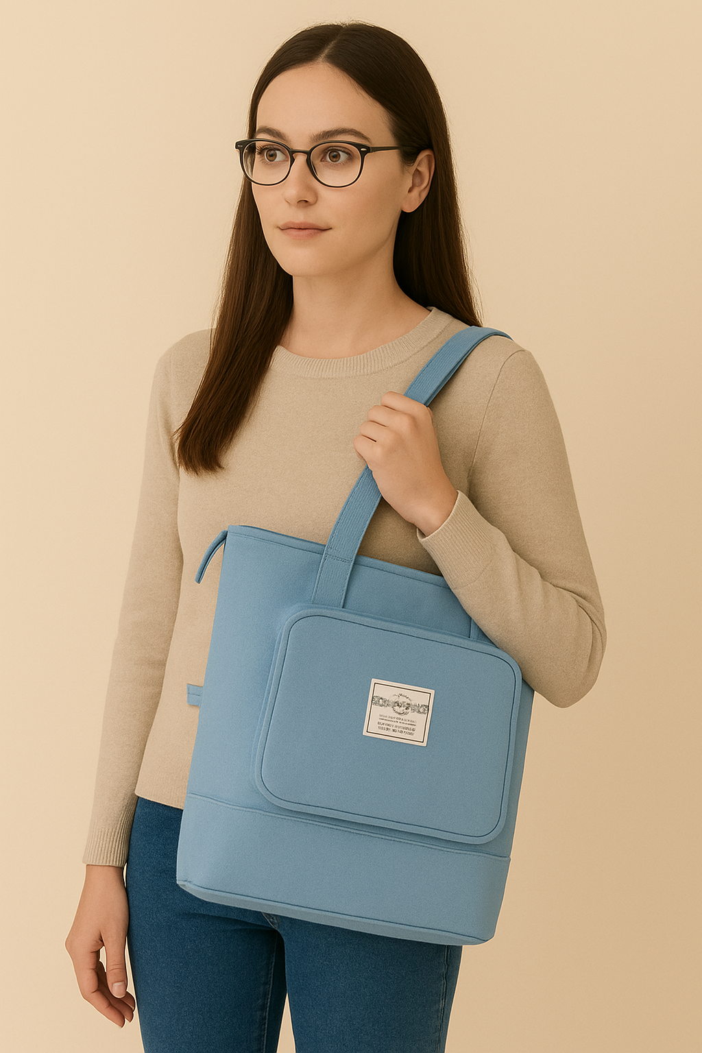 Trendy MultiColor Tote Bag – Spacious, Stylish & Durable for Everyday Use