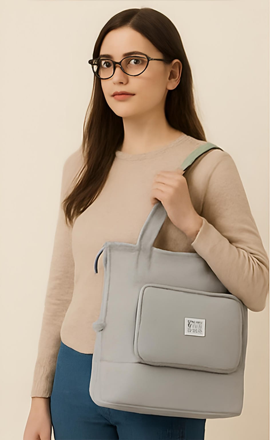 Trendy MultiColor Tote Bag – Spacious, Stylish & Durable for Everyday Use