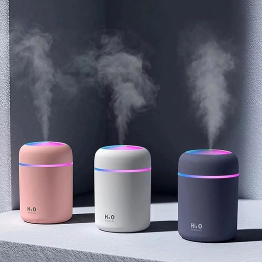 H2O Humidifier – Portable Mini Air Diffuser with LED Night Light