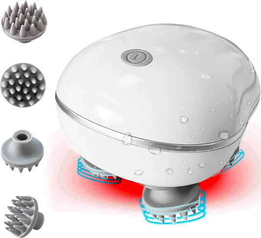 Smart Electric Scalp Massager for Hair Growth & Relaxation – Rechargeable, Portable & Pet-Friendly