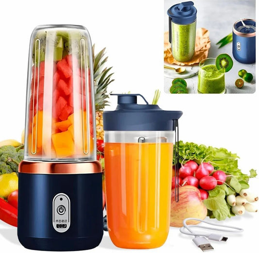 Premium Quality Portable USB Rechargeable Blender | Smoothie, Shake & Juice Maker for Home, Gym & Travel