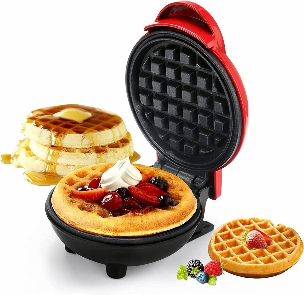 Waffle Maker Machine – Non-Stick Mini Electric Waffle Maker for Home & Kitchen