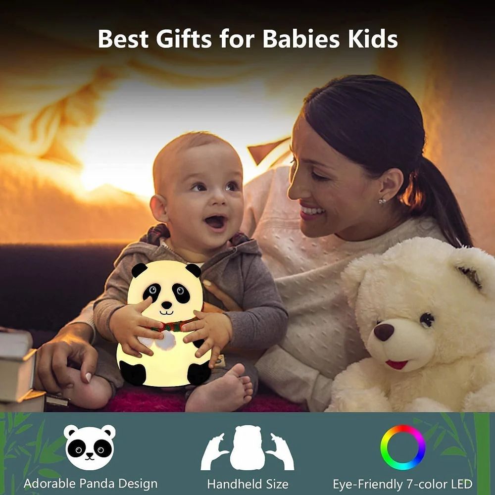 Gift-Ready Panda Lamp – Perfect for Bedroom, Study & Living Room