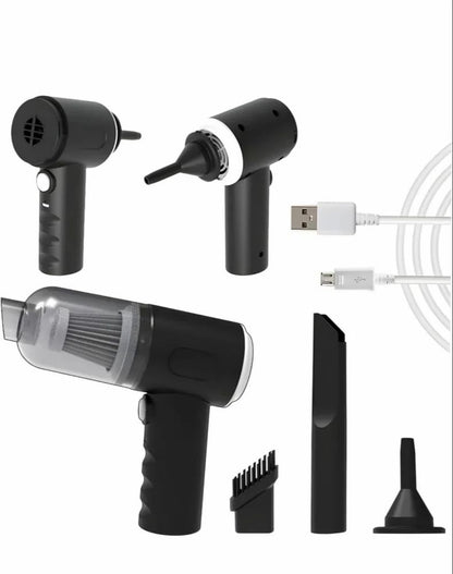 Mini Vacuum Cleaner & Air Duster for Keyboard, Car, Laptop & Electronics – USB Rechargeable