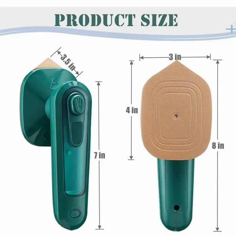 Portable Handheld Steam Iron | Compact Travel Garment Steamer & Mini Iron for Wrinkle-Free Clothes